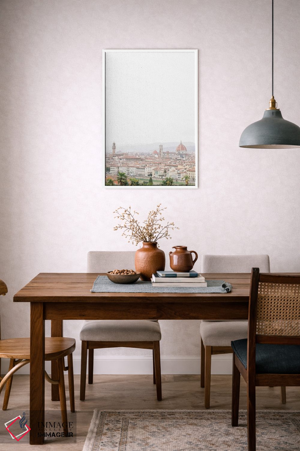 تابلو دکوراتیو Florence, Italy,منظره شهری شماره ۲، فلورانس، ایتالیا اثر لاولی لیتل هوم کو - D6W