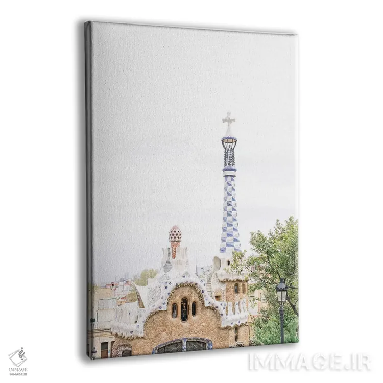 تابلو دکوراتیو Park Güell, Barcelona, Spain,آثار گائودی، پارک گوئل… اثر لاولی لیتل هوم کو - نمای پرسپکتیو محصول