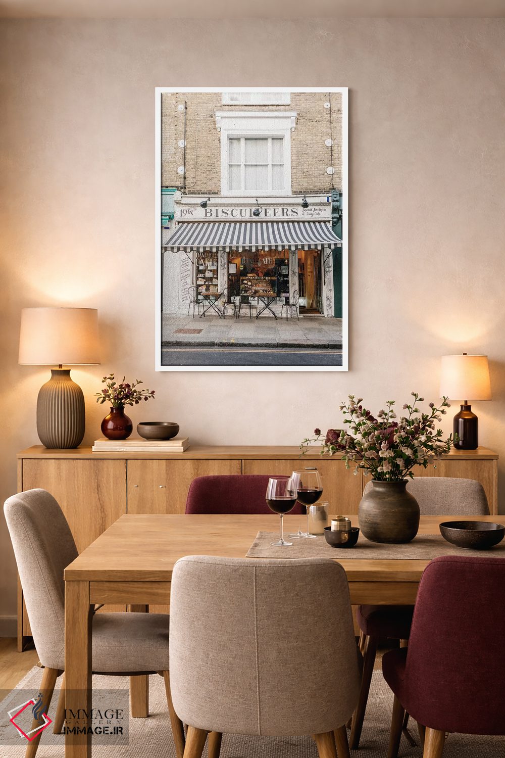 تابلو دکوراتیو London, England,کافه، لندن، انگلستان اثر لاولی لیتل هوم کو - D5W