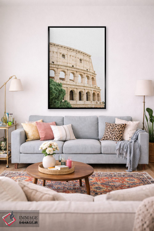 تابلو دکوراتیو Rome, Italy,کلوسئوم شماره ۱، رم، ایتالیا اثر لاولی لیتل هوم کو - D1B