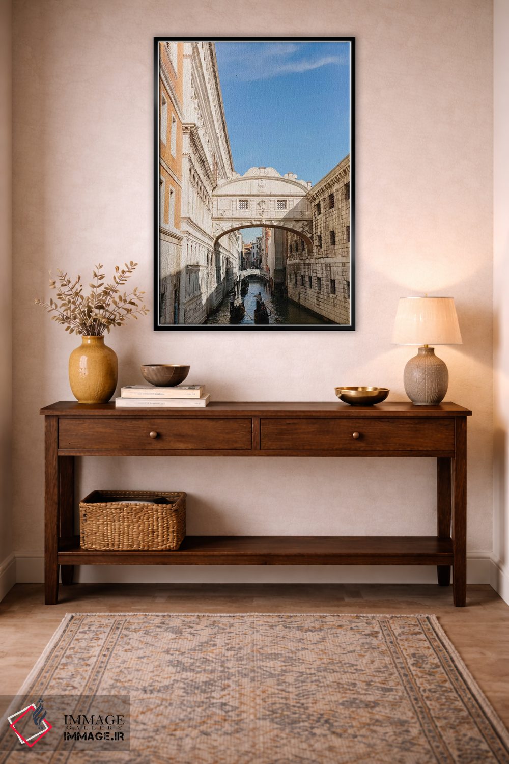تابلو دکوراتیو Venice, Italy,پل آه ها، ونیز، ایتالیا اثر لاولی لیتل هوم کو - D6B