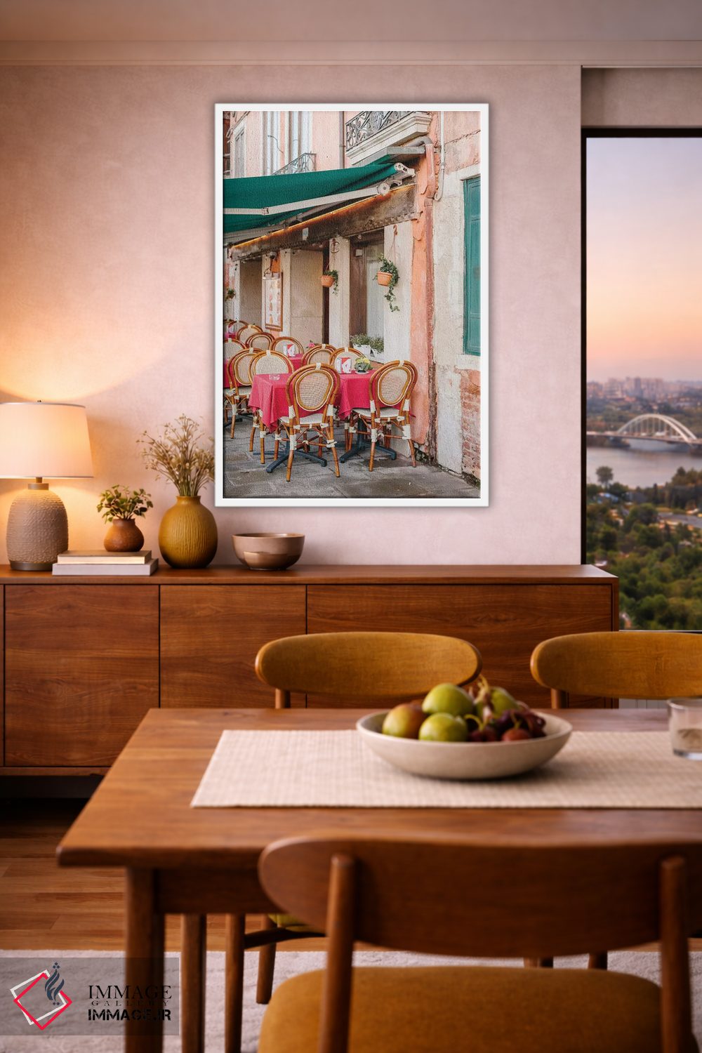 تابلو دکوراتیو Venice, Italy,کافه، ونیز، ایتالیا اثر لاولی لیتل هوم کو - D5W