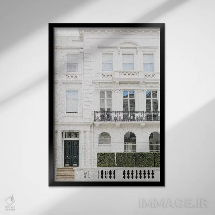 تابلو دکوراتیو London, England,آپارتمان، لندن، انگلستان اثر لاولی لیتل هوم کو - نمای قابدار مشکی