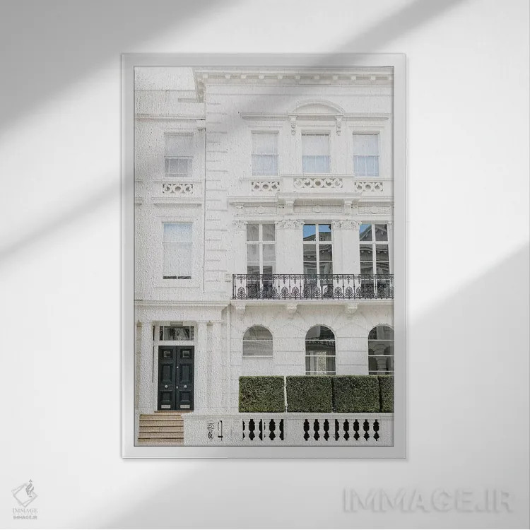 تابلو دکوراتیو London, England,آپارتمان، لندن، انگلستان اثر لاولی لیتل هوم کو - نمای قابدار سفید