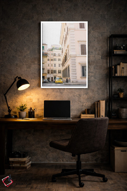 تابلو دکوراتیو Italy,خیابان های رم، ایتالیا اثر لاولی لیتل هوم کو - D6W