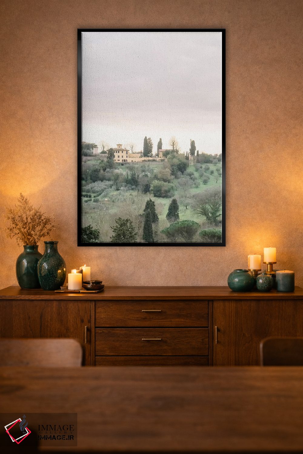 تابلو دکوراتیو Tuscany, Italy,روستا و حومه شماره ۵، توسکانی، ایتالیا اثر لاولی لیتل هوم کو - D2B