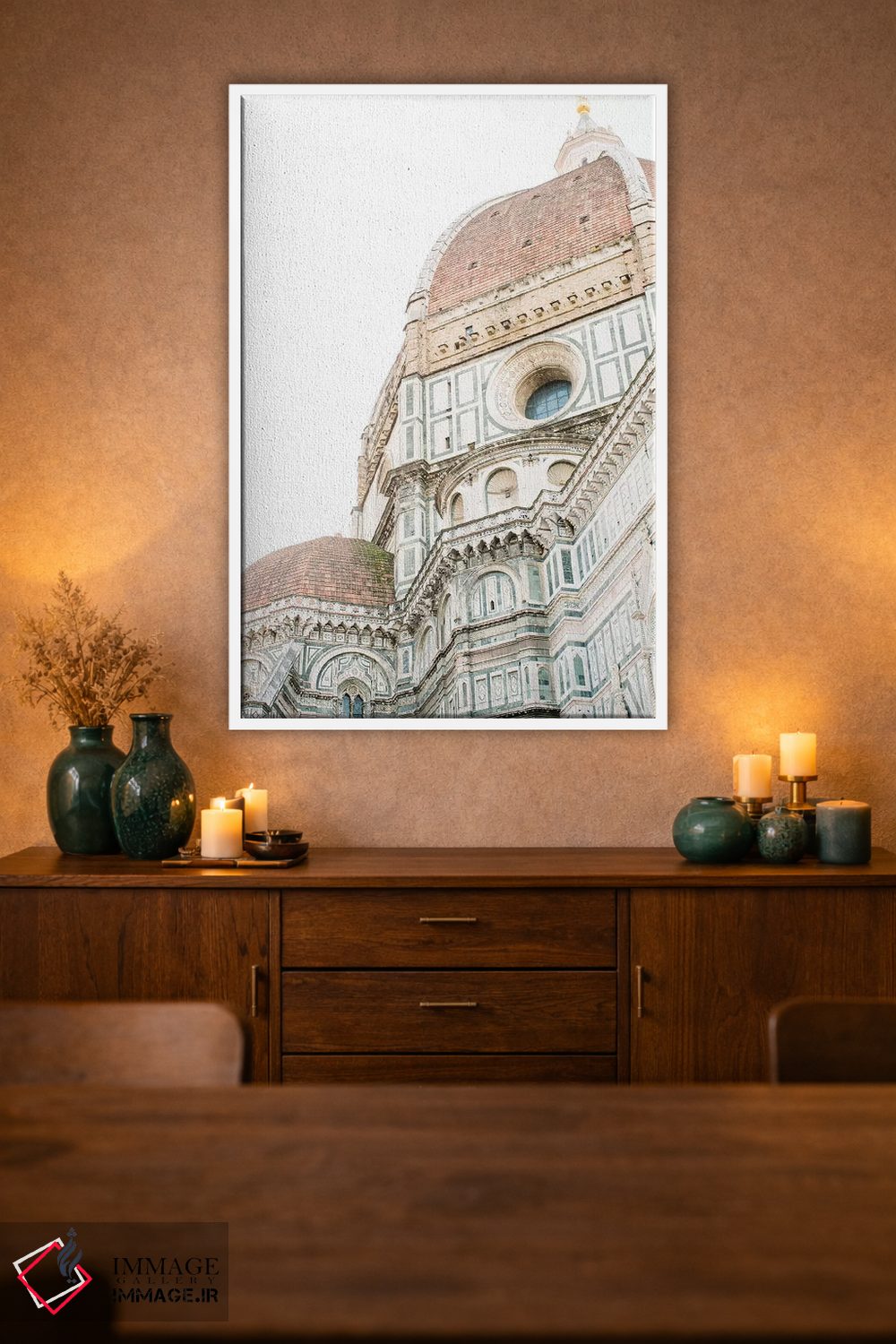 تابلو دکوراتیو Florence, Italy,گنبد کلیسای جامع دومو، فلورانس، ایتال… اثر لاولی لیتل هوم کو - D1W