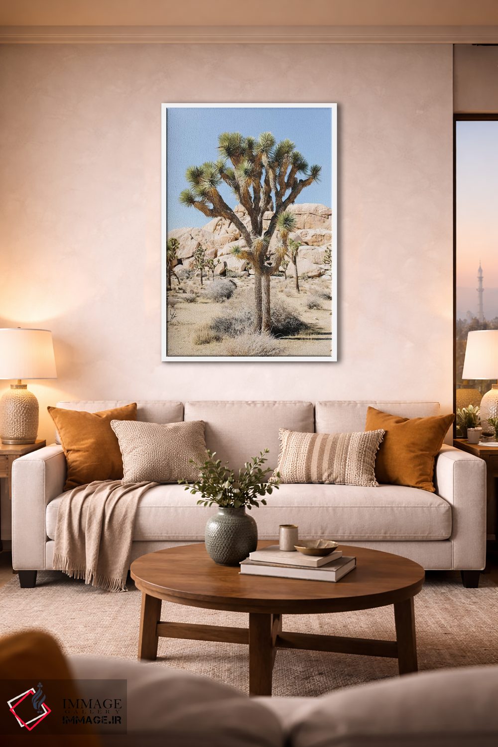 تابلو دکوراتیو Joshua Tree, California,منظر بیابانی شماره ۵، جاشوا ت… اثر لاولی لیتل هوم کو - D1W