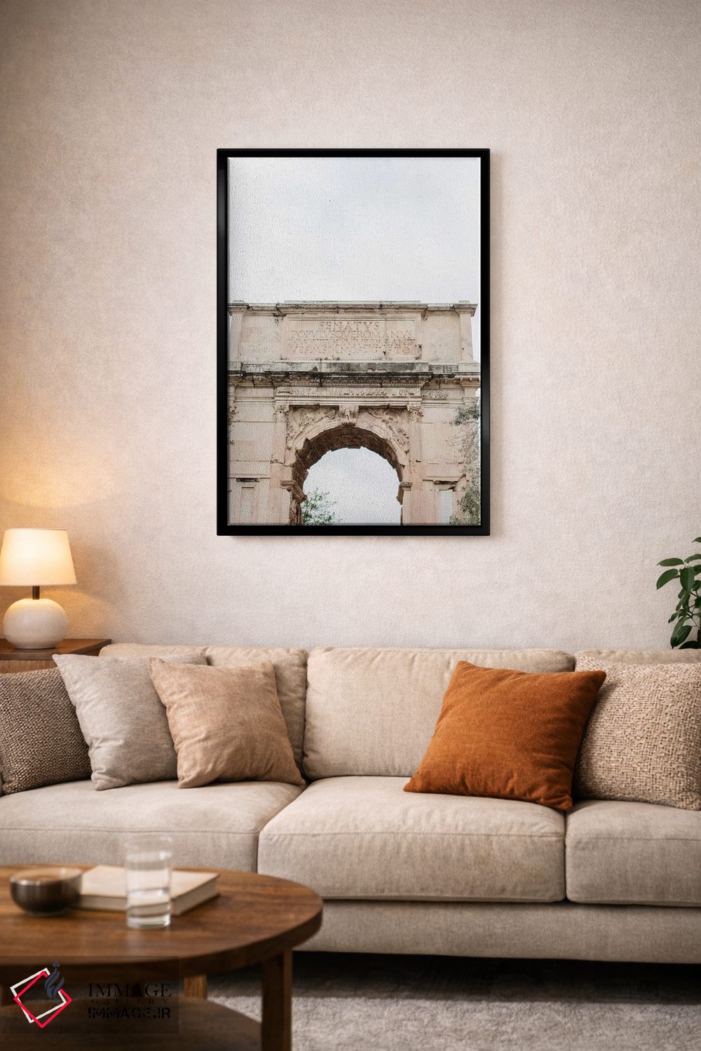 تابلو دکوراتیو Rome, Italy,طاق، رم، ایتالیا اثر لاولی لیتل هوم کو - D3B