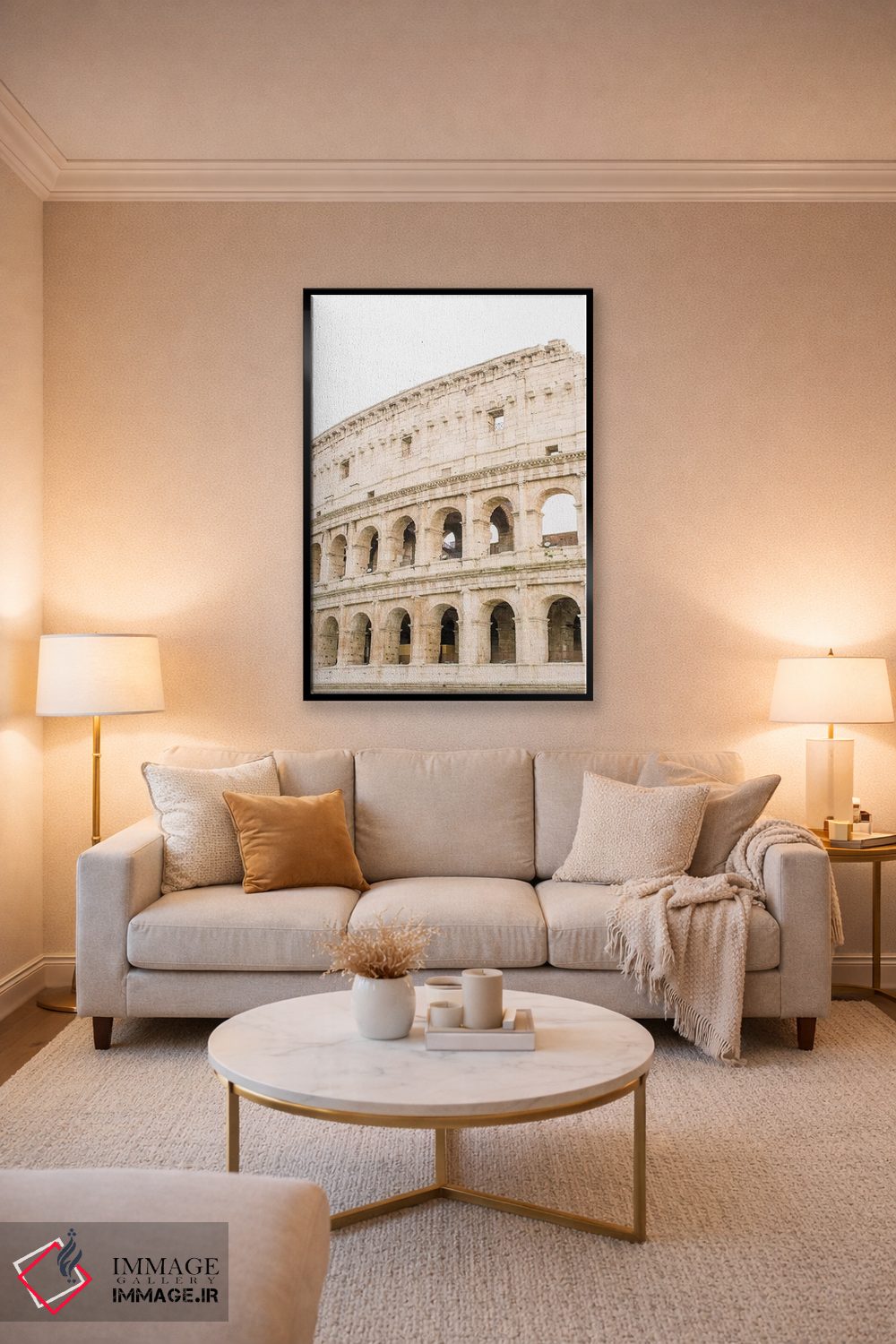 تابلو دکوراتیو Rome, Italy,کلوسئوم شماره ۲، رم، ایتالیا اثر لاولی لیتل هوم کو - D3B