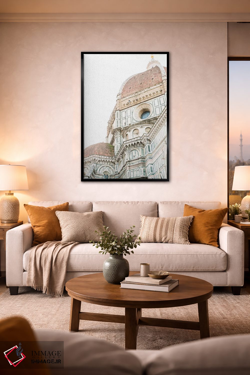 تابلو دکوراتیو Florence, Italy,گنبد کلیسای جامع دومو، فلورانس، ایتال… اثر لاولی لیتل هوم کو - D2B