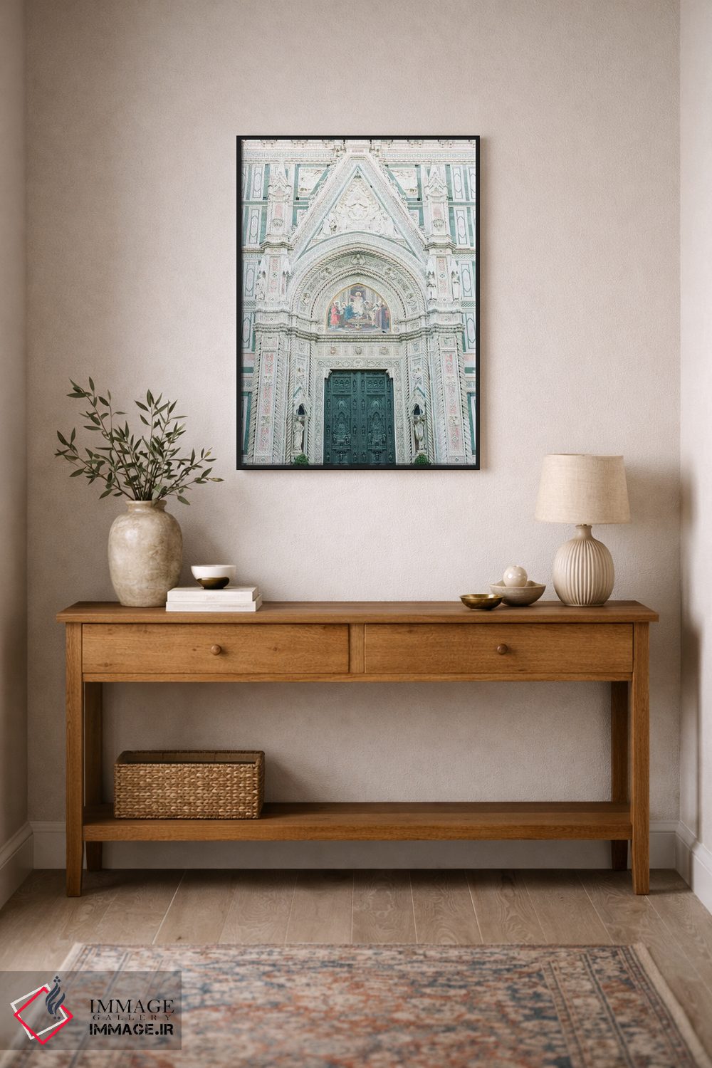 تابلو دکوراتیو Florence, Italy,جزئیات کلیسای جامع دومو، فلورانس، ایت… اثر لاولی لیتل هوم کو - D2B