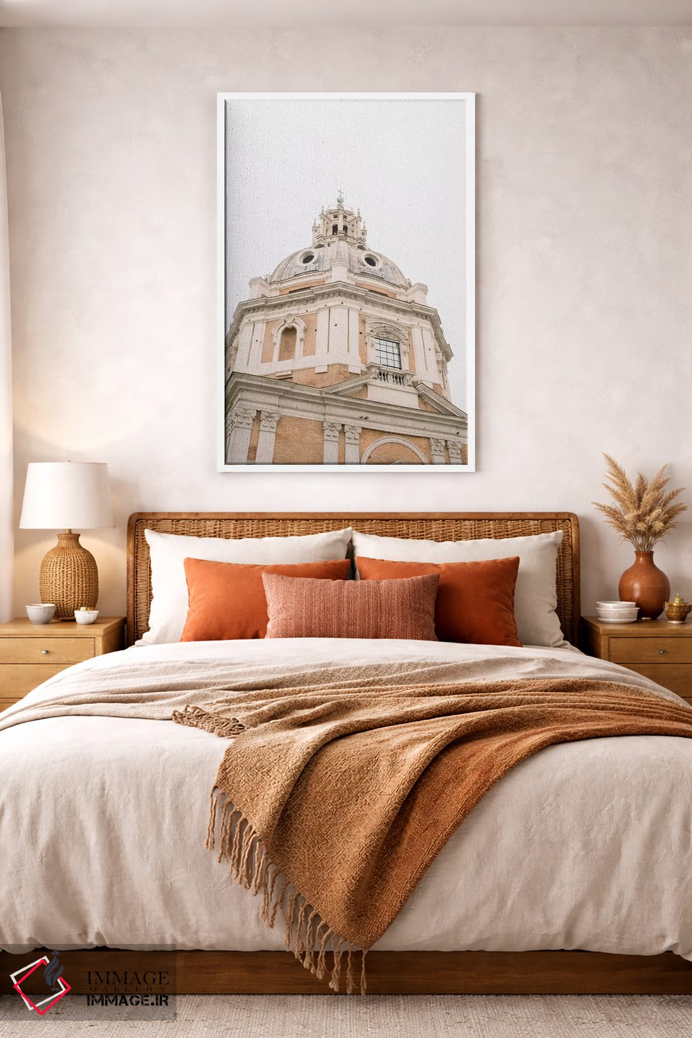 تابلو دکوراتیو Rome, Italy,گنبد، رم، ایتالیا اثر لاولی لیتل هوم کو - D4W