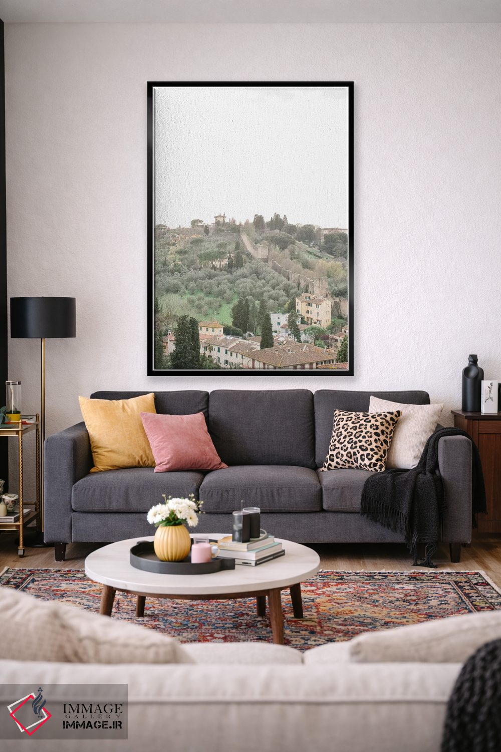 تابلو دکوراتیو Tuscany, Italy,روستا و حومه شماره ۳، توسکانی، ایتالیا اثر لاولی لیتل هوم کو - D3B
