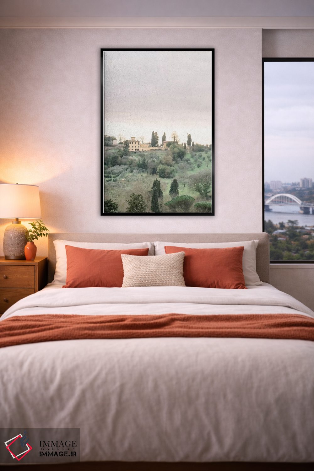 تابلو دکوراتیو Tuscany, Italy,روستا و حومه شماره ۵، توسکانی، ایتالیا اثر لاولی لیتل هوم کو - D4B