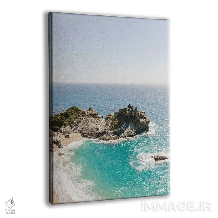 تابلو دکوراتیو Big Sur, California,ساحل آبشار مک وی II، بیگ سور، کال… اثر لاولی لیتل هوم کو - نمای پرسپکتیو محصول