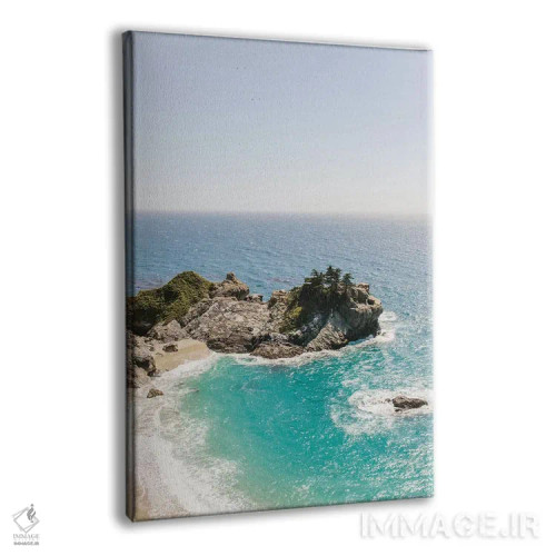 تابلو دکوراتیو Big Sur, California,ساحل آبشار مک وی II، بیگ سور، کال… اثر لاولی لیتل هوم کو - نمای پرسپکتیو محصول