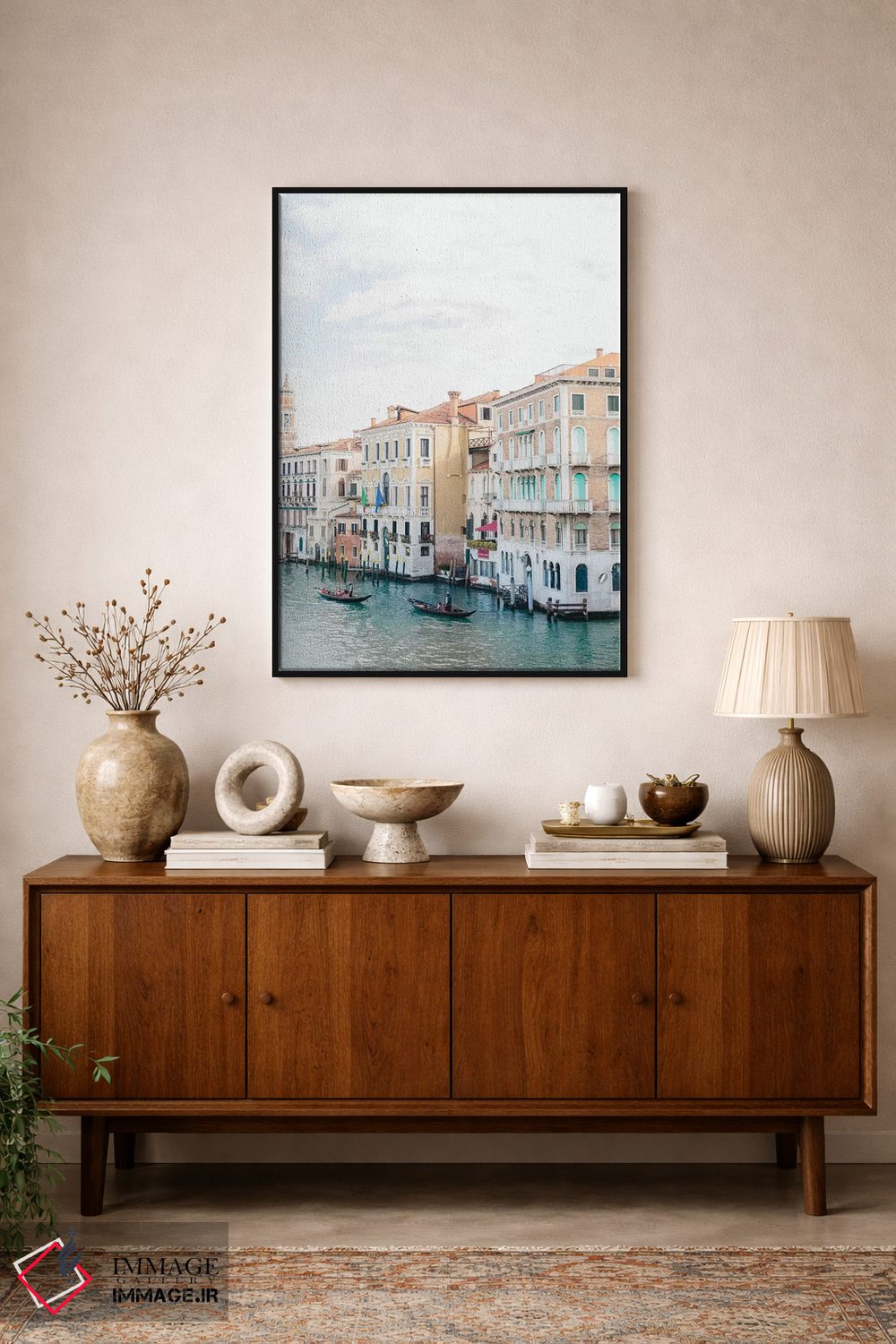 تابلو دکوراتیو Venice, Italy,گوندولاها کنار کانال، ونیز، ایتالیا اثر لاولی لیتل هوم کو - D1B
