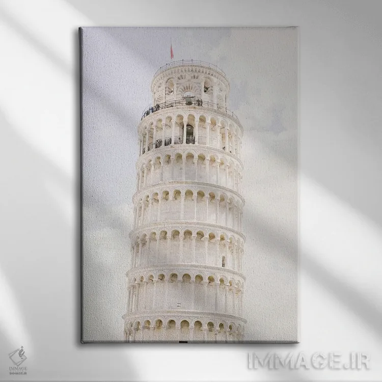 تابلو دکوراتیو Pisa, Italy,برج کج پیزا II، پیزا، ایتالیا اثر لاولی لیتل هوم کو - نمای روبهرو روی دیوار