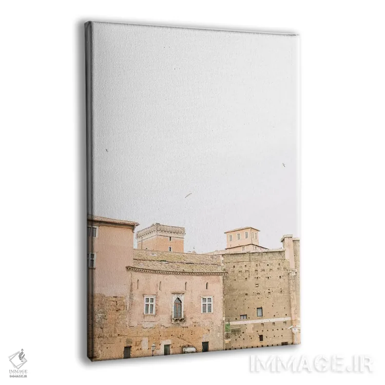 تابلو دکوراتیو Rome, Italy,پشت بام مینیمال I، رم، ایتالیا اثر لاولی لیتل هوم کو - نمای پرسپکتیو محصول