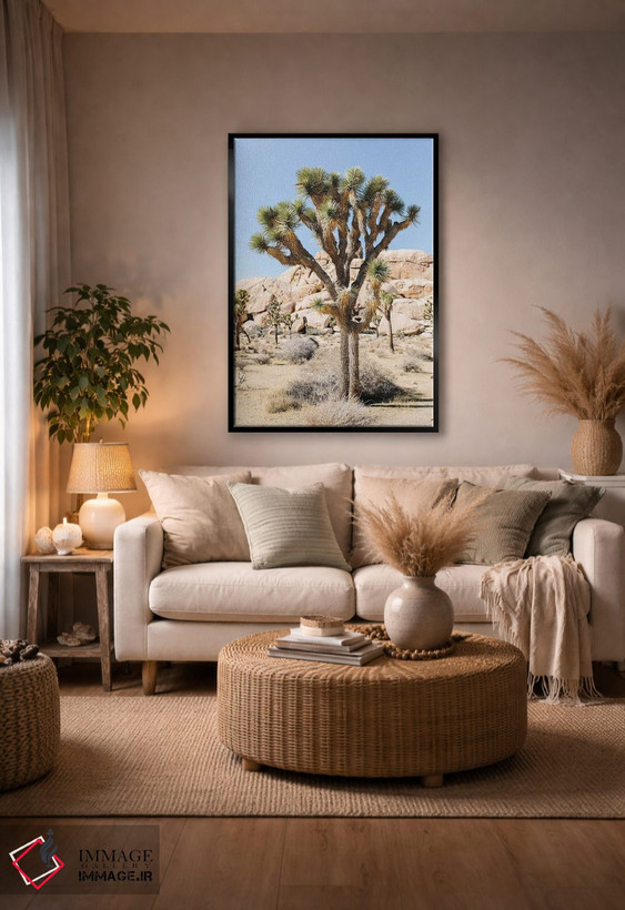 تابلو دکوراتیو Joshua Tree, California,منظر بیابانی شماره ۵، جاشوا ت… اثر لاولی لیتل هوم کو - D5B