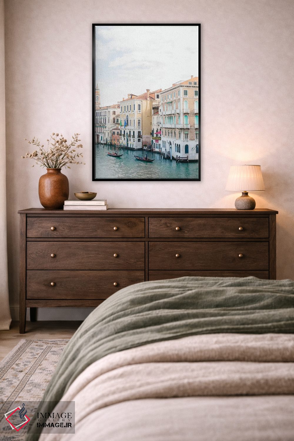 تابلو دکوراتیو Venice, Italy,گوندولاها کنار کانال، ونیز، ایتالیا اثر لاولی لیتل هوم کو - D4B