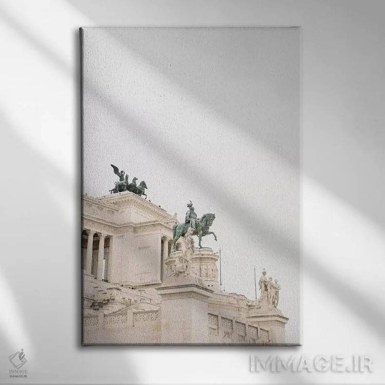 تابلو دکوراتیو Rome, Italy,بنای ملی، رم، ایتالیا اثر لاولی لیتل هوم کو - نمای روبهرو روی دیوار