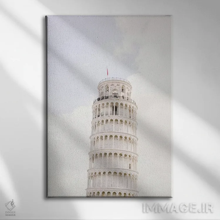 تابلو دکوراتیو Pisa, Italy,برج کج پیزا I، پیزا، ایتالیا اثر لاولی لیتل هوم کو - نمای روبهرو روی دیوار