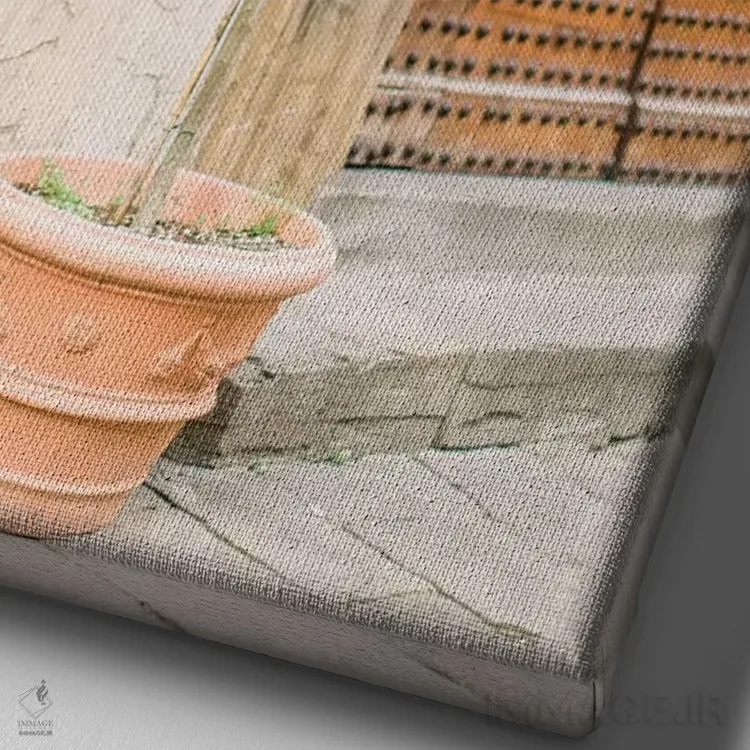 تابلو دکوراتیو Florence, Italy,درخت زیتون، فلورانس، ایتالیا اثر لاولی لیتل هوم کو - نمای نزدیک بافت بوم