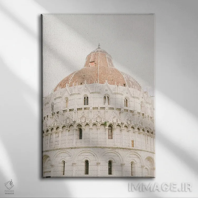 تابلو دکوراتیو Pisa, Italy,غسل تعمیدگاه پیزا، پیزا، ایتالیا اثر لاولی لیتل هوم کو - نمای روبهرو روی دیوار