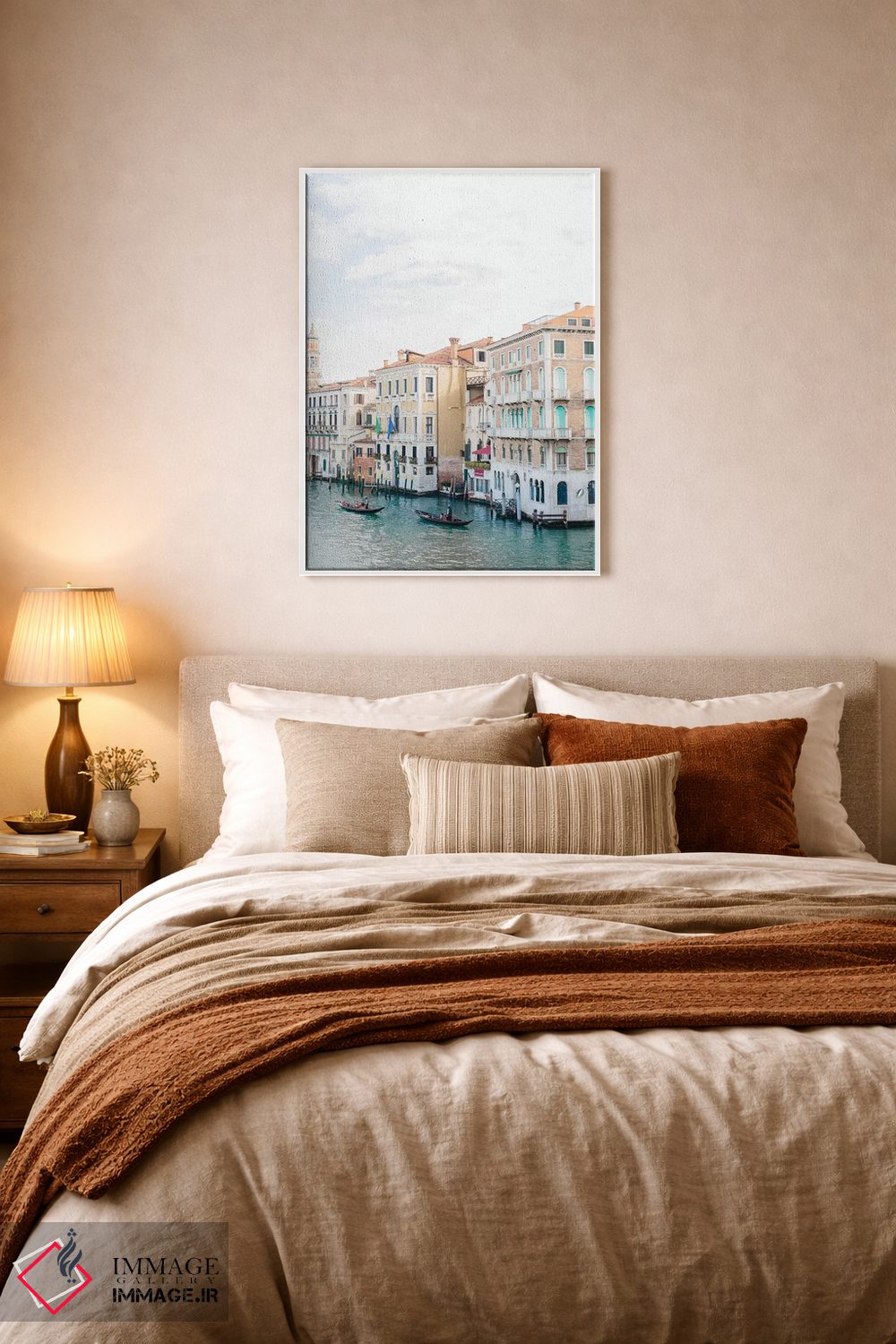 تابلو دکوراتیو Venice, Italy,گوندولاها کنار کانال، ونیز، ایتالیا اثر لاولی لیتل هوم کو - D5W