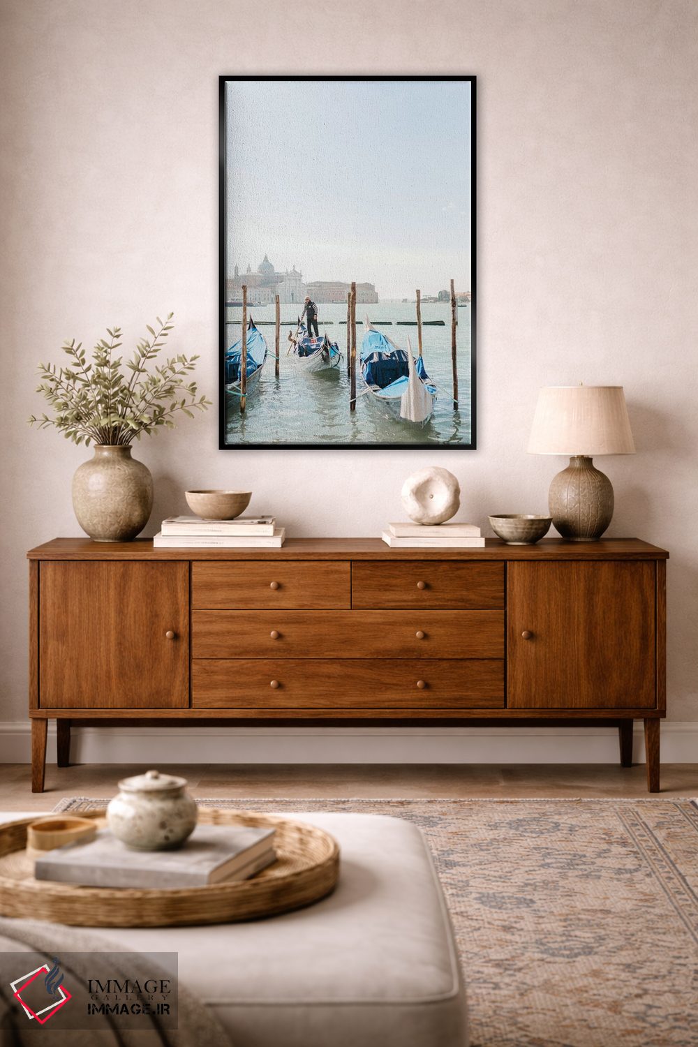 تابلو دکوراتیو Venice, Italy,گوندولاها، ونیز، ایتالیا اثر لاولی لیتل هوم کو - D3B