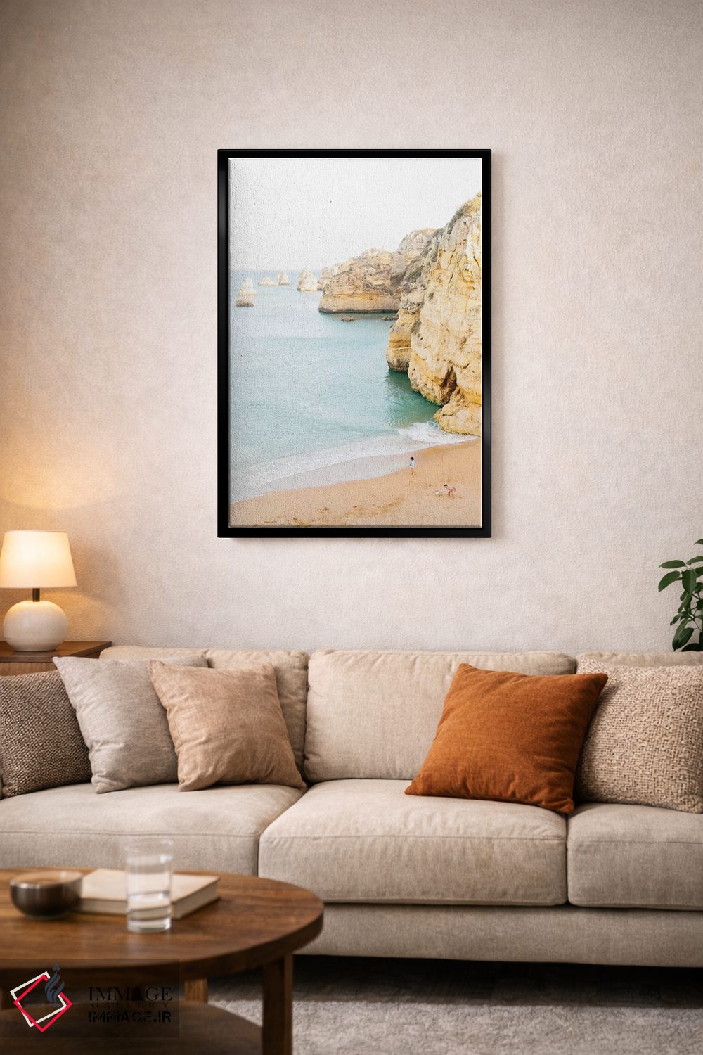 تابلو دکوراتیو لاگوس اثر لاولی لیتل هوم کو - D5B