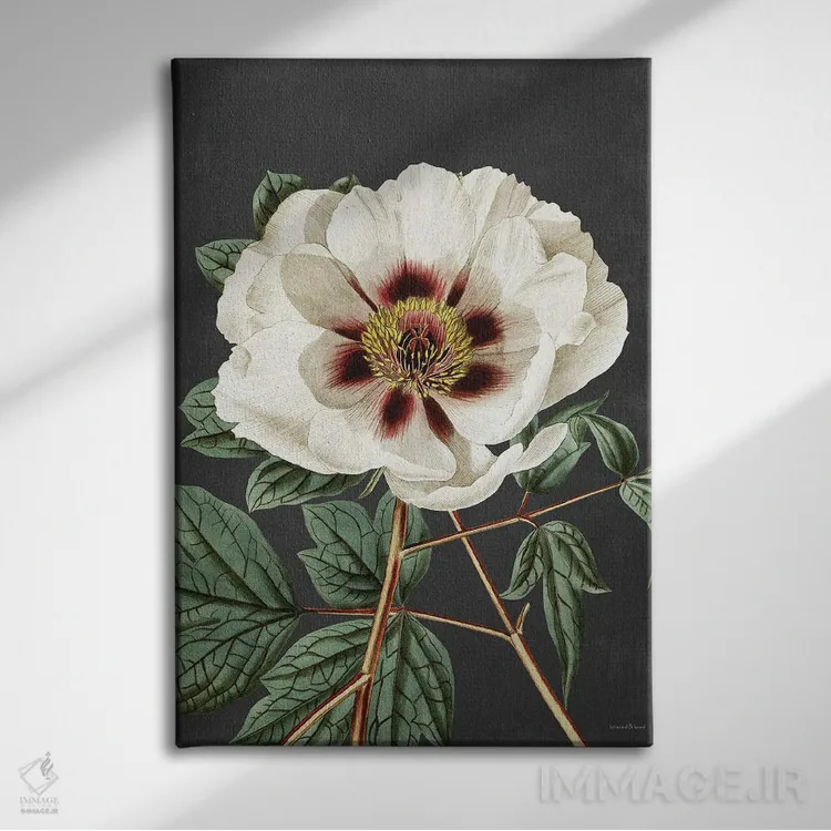 تابلو دکوراتیو رز قدیمی اثر لترد اند لایند - نمای روبهرو روی دیوار