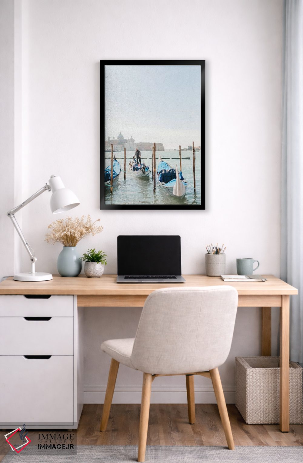 تابلو دکوراتیو Venice, Italy,گوندولاها، ونیز، ایتالیا اثر لاولی لیتل هوم کو - D6B