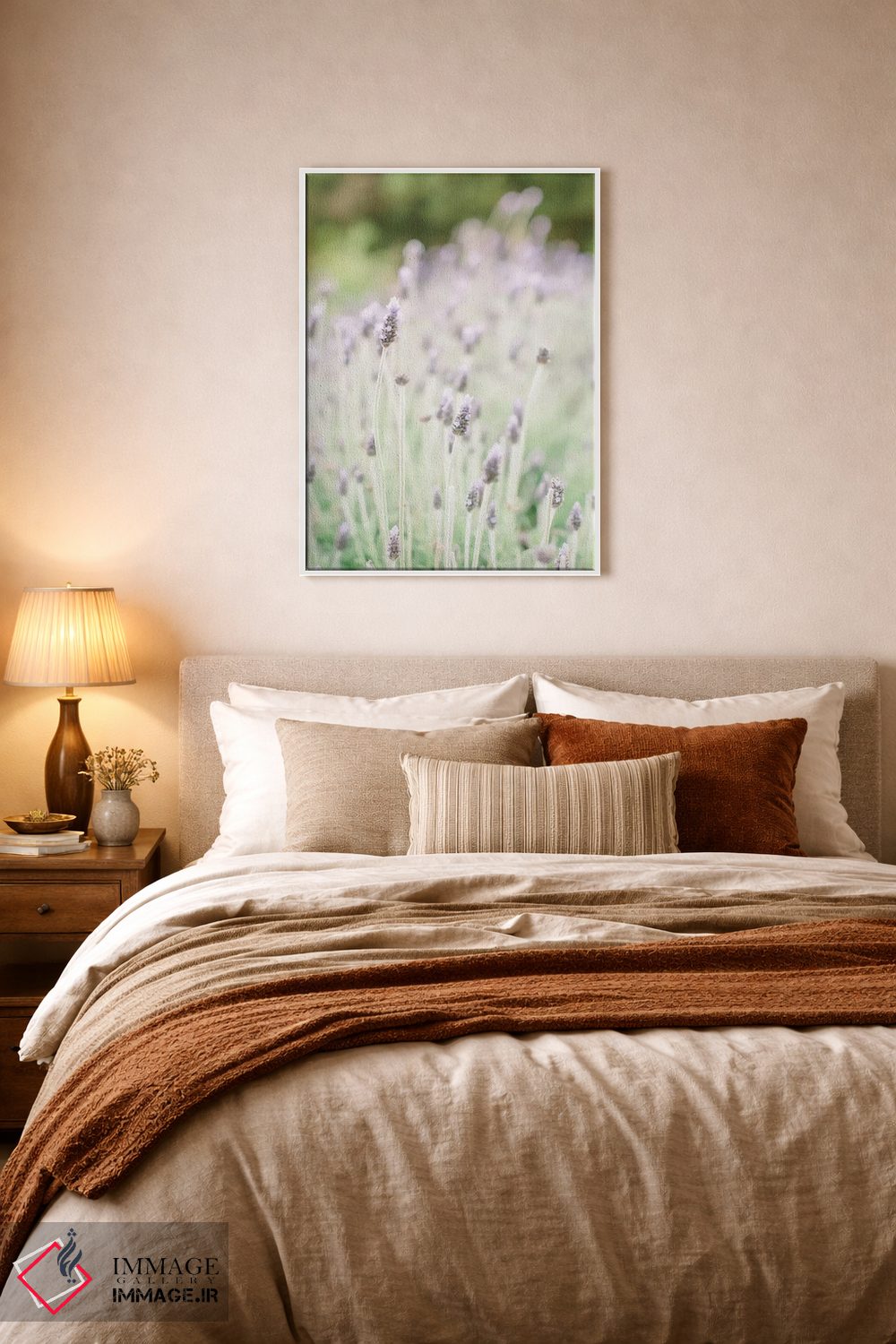 تابلو دکوراتیو Barcelona, Spain,اسطوخودوس، بارسلون، اسپانیا اثر لاولی لیتل هوم کو - D5W