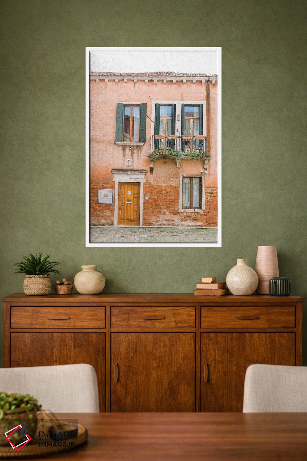 تابلو دکوراتیو Venice, Italy,ساختمان پاستلی، ونیز، ایتالیا اثر لاولی لیتل هوم کو - D1W