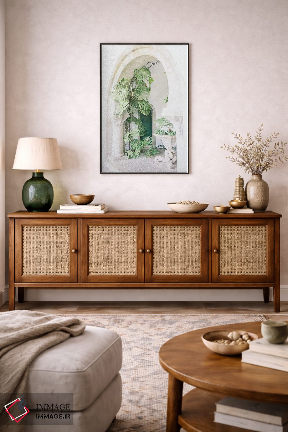 تابلو دکوراتیو Portugal,برگ گیاه مانسترا، پرتغال اثر لاولی لیتل هوم کو - D4B