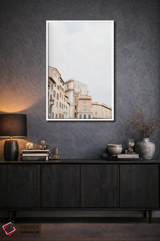 تابلو دکوراتیو Rome, Italy,پشت بام مینیمال II، رم، ایتالیا اثر لاولی لیتل هوم کو - D1W