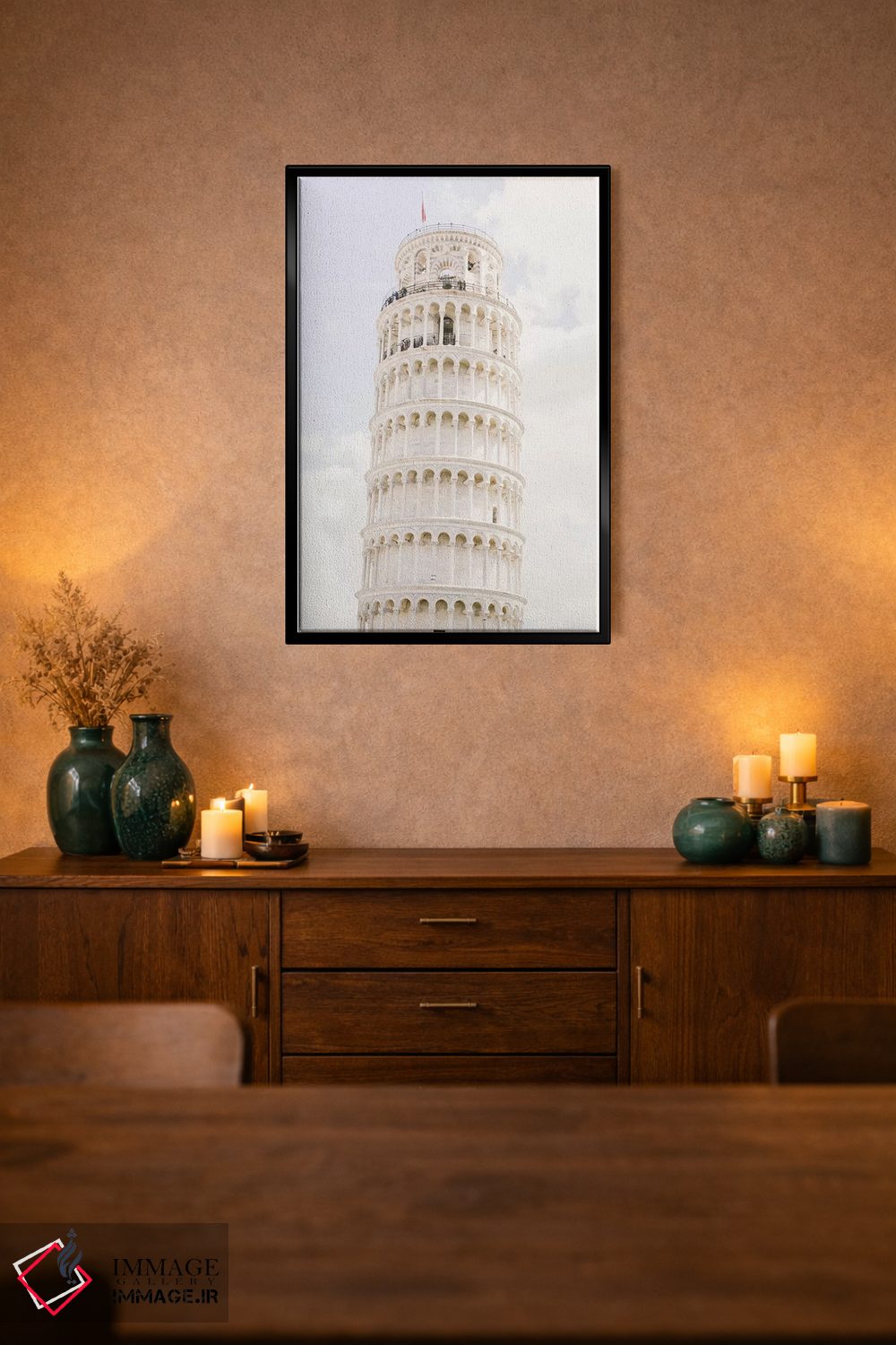 تابلو دکوراتیو Pisa, Italy,برج کج پیزا II، پیزا، ایتالیا اثر لاولی لیتل هوم کو - D2B