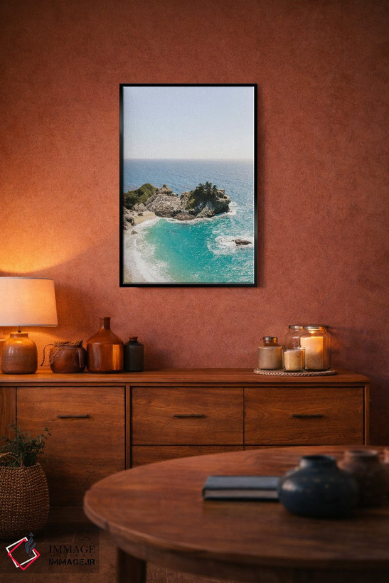 تابلو دکوراتیو Big Sur, California,ساحل آبشار مک وی II، بیگ سور، کال… اثر لاولی لیتل هوم کو - D4B