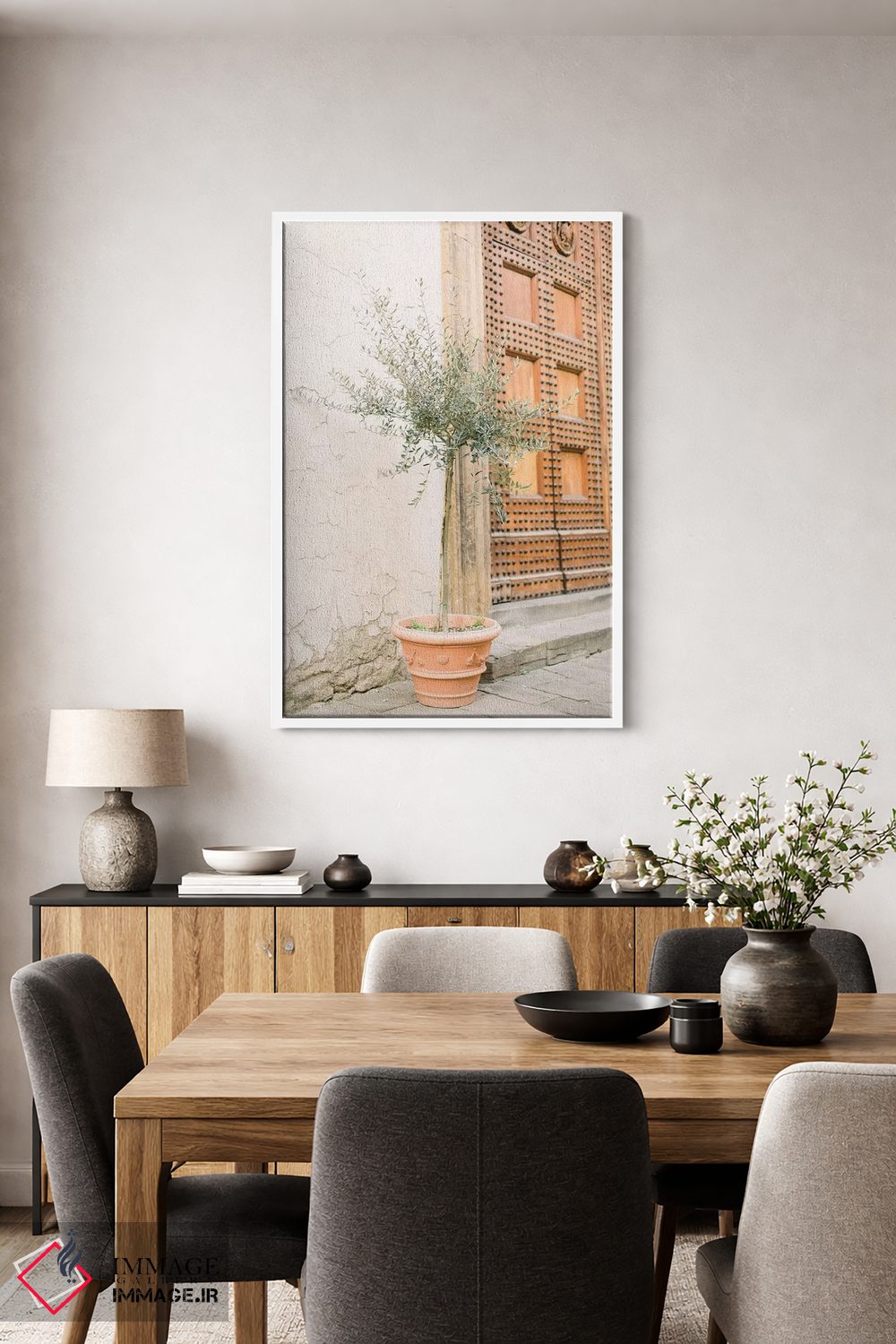 تابلو دکوراتیو Florence, Italy,درخت زیتون، فلورانس، ایتالیا اثر لاولی لیتل هوم کو - D4W