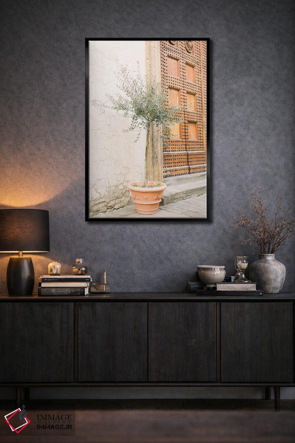 تابلو دکوراتیو Florence, Italy,درخت زیتون، فلورانس، ایتالیا اثر لاولی لیتل هوم کو - D3B