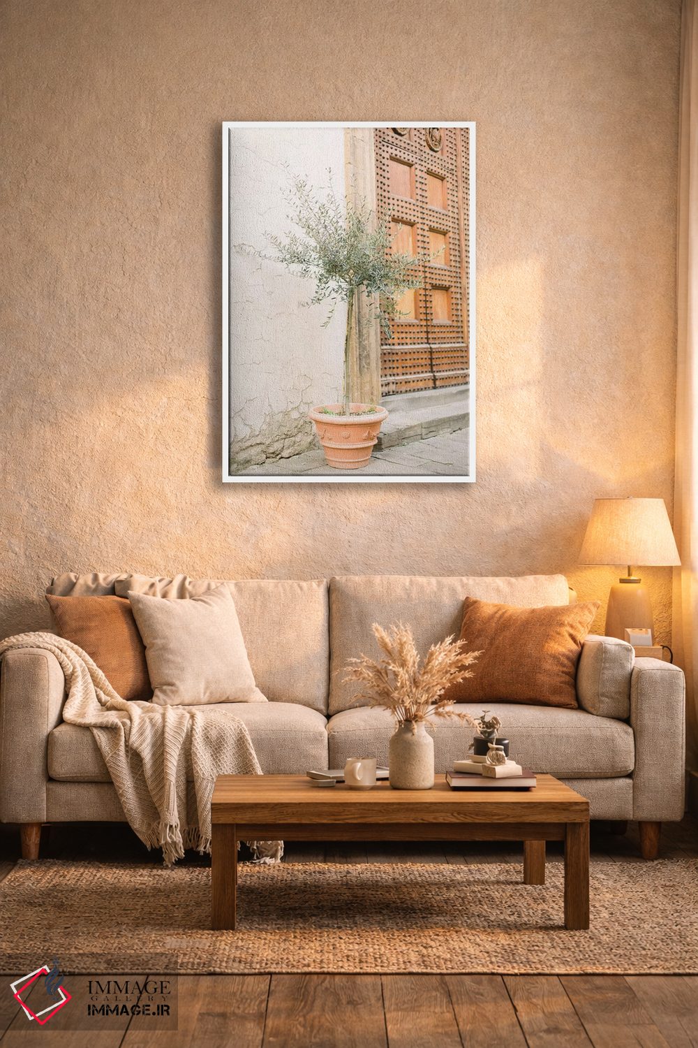 تابلو دکوراتیو Florence, Italy,درخت زیتون، فلورانس، ایتالیا اثر لاولی لیتل هوم کو - D5W