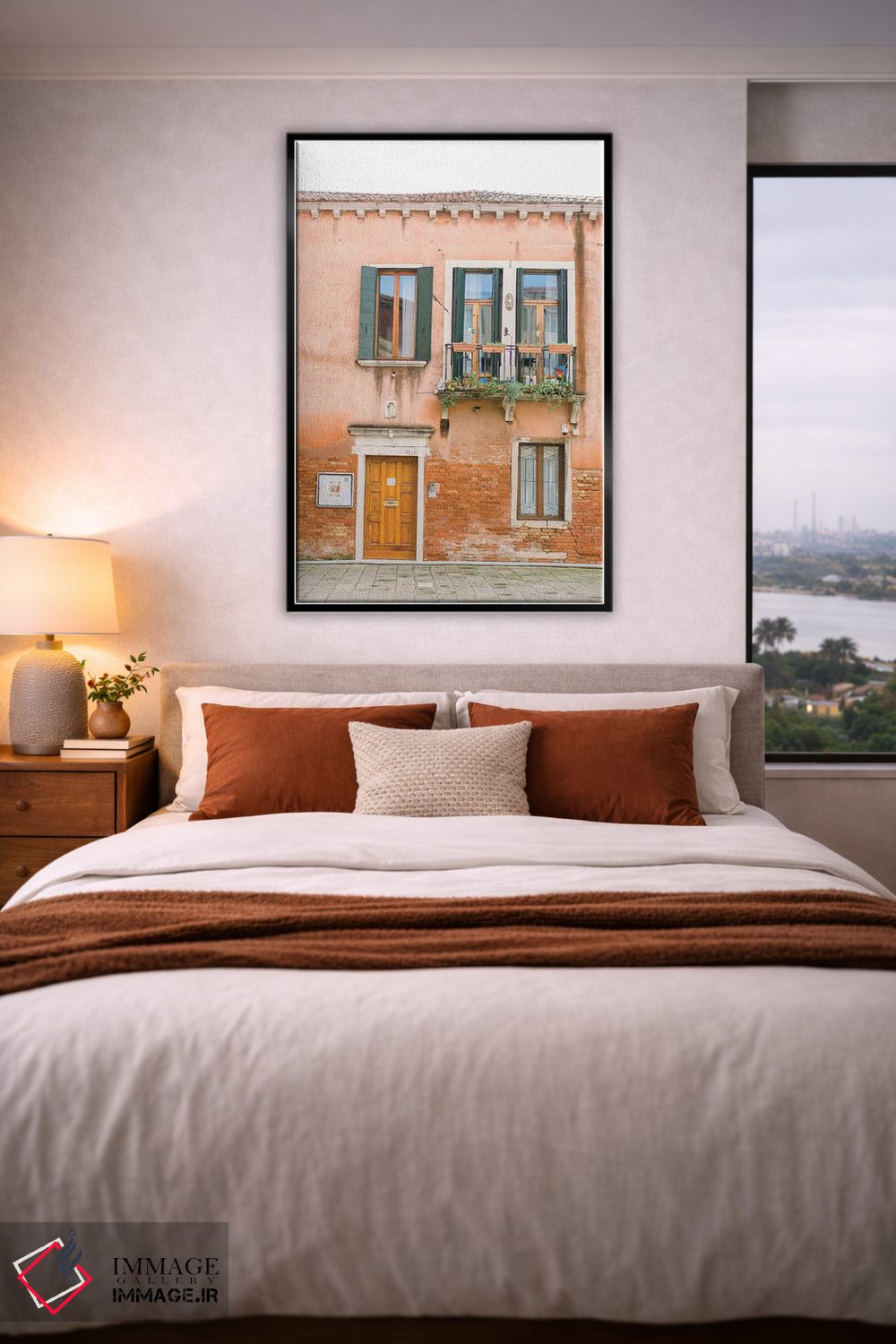 تابلو دکوراتیو Venice, Italy,ساختمان پاستلی، ونیز، ایتالیا اثر لاولی لیتل هوم کو - D5B