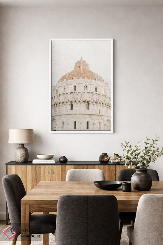 تابلو دکوراتیو Pisa, Italy,غسل تعمیدگاه پیزا، پیزا، ایتالیا اثر لاولی لیتل هوم کو - D3W