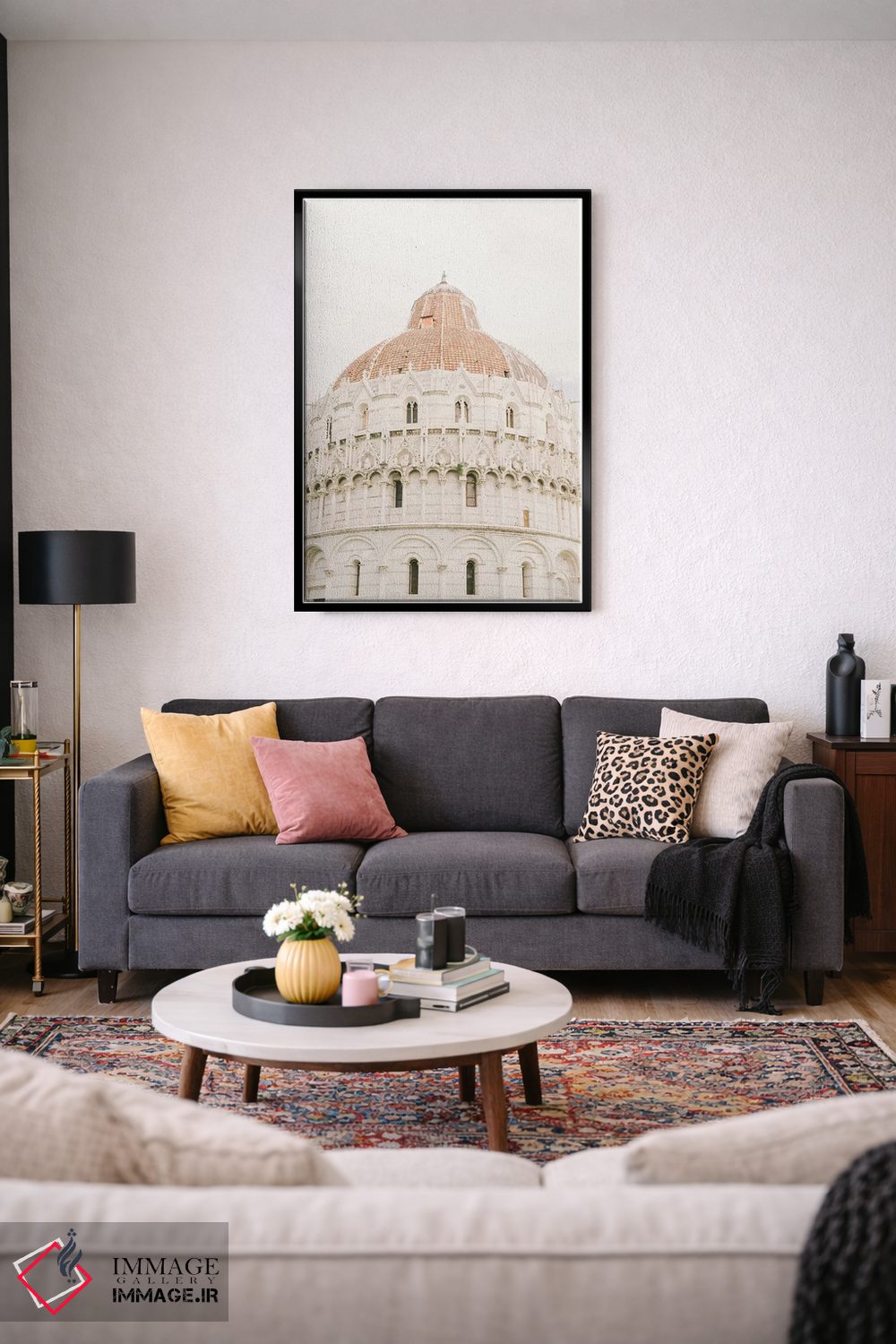 تابلو دکوراتیو Pisa, Italy,غسل تعمیدگاه پیزا، پیزا، ایتالیا اثر لاولی لیتل هوم کو - D4B