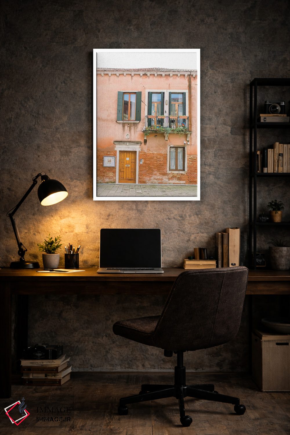 تابلو دکوراتیو Venice, Italy,ساختمان پاستلی، ونیز، ایتالیا اثر لاولی لیتل هوم کو - D6W