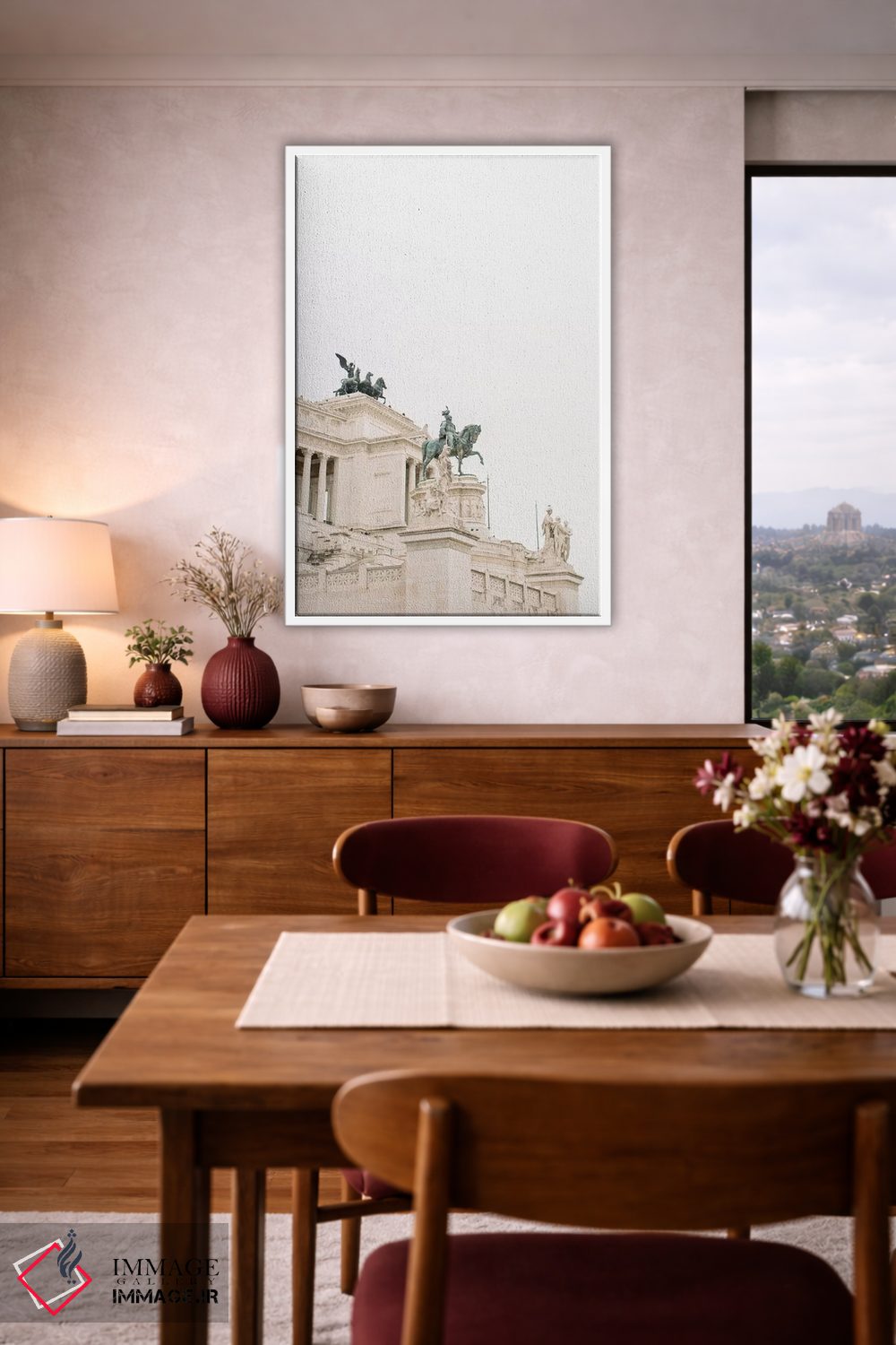 تابلو دکوراتیو Rome, Italy,بنای ملی، رم، ایتالیا اثر لاولی لیتل هوم کو - D4W