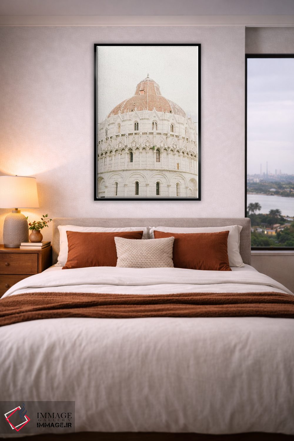 تابلو دکوراتیو Pisa, Italy,غسل تعمیدگاه پیزا، پیزا، ایتالیا اثر لاولی لیتل هوم کو - D5B